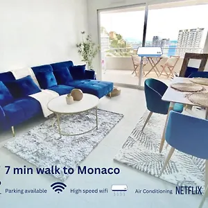  Appartamento Luxurious Flat At 5 Min By Walk To Monaco, Free Parking And Sea View Francia